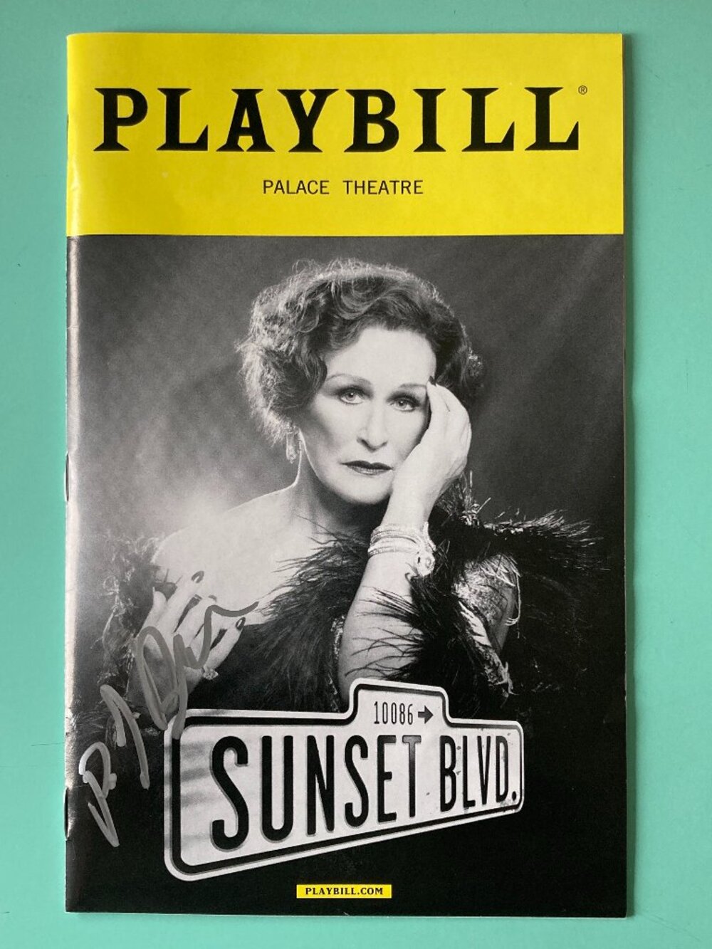 Signed Playbill Sunset Boulevard Siobhan Dillon Fred Johanson Michael Xavier +11